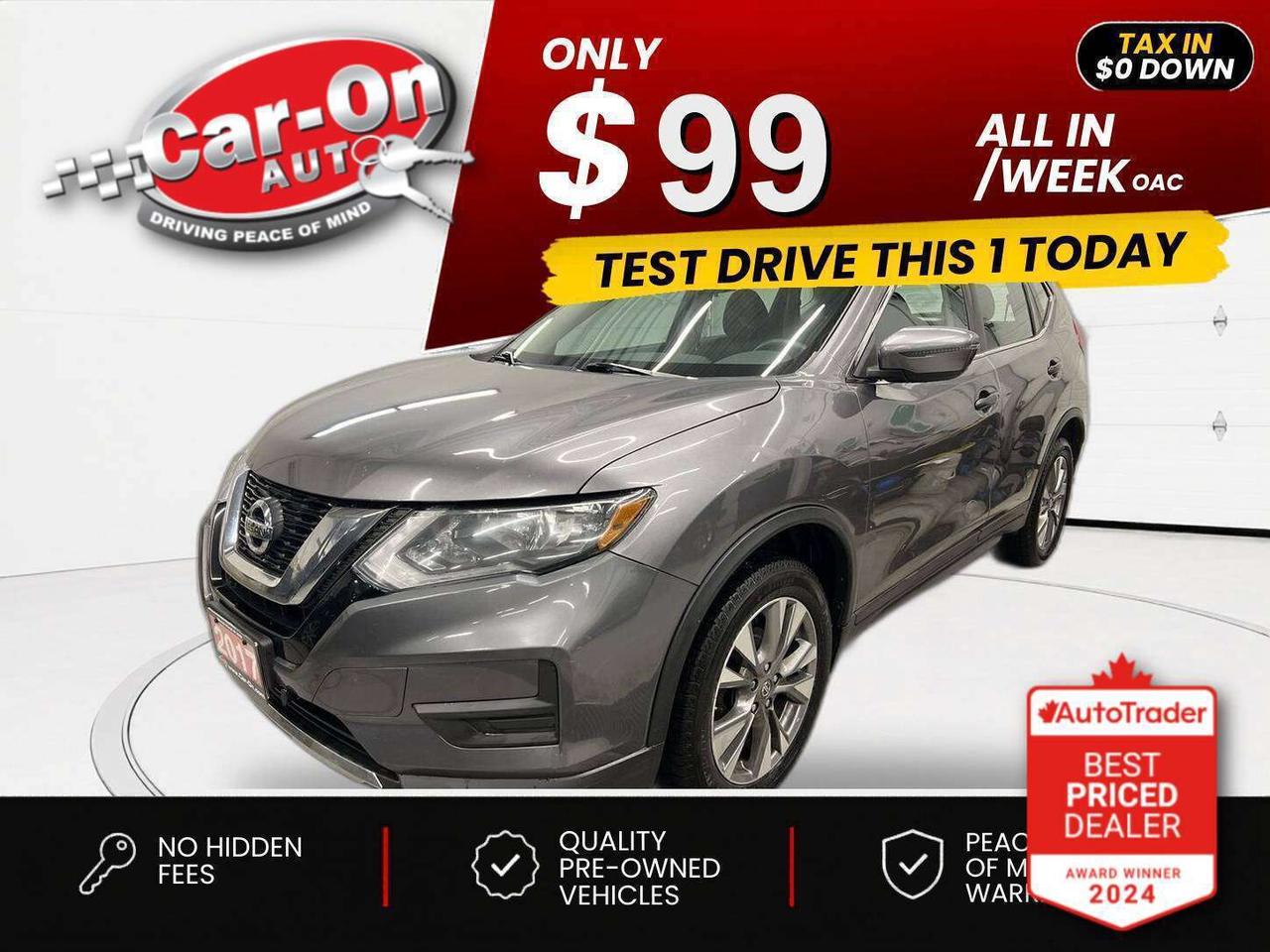 $0 DOWN $99/WEEK ALL IN INCLUDING ONTARIO TAXES O.A.C* LOWS KMS!! All-wheel drive w/ heated seats, backup camera, air conditioning, keyless entry, power locks, power windows, power mirrors, divide-n-hide cargo system, cruise control, Bluetooth and Sirius XM!!