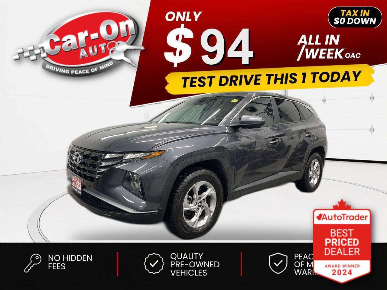 $0 DOWN $94/WEEK ALL IN INCLUDING ONTARIO TAXES O.A.C* All-Wheel Drive w/ Heated seats, 8-inch touchscreen w/ Android Auto/ Apple CarPlay, 17-inch alloys, pre-collision system, lane departure warning, backup camera, air conditioning, keyless entry, power locks, power mirrors, power windows, automatic headlights w/ auto highbeams, cruise control, Bluetooth and drive mode selector!!!
