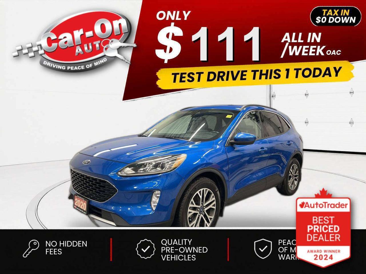 2020 Ford Escape $0 DOWN $98/WEEK ALL IN Photo