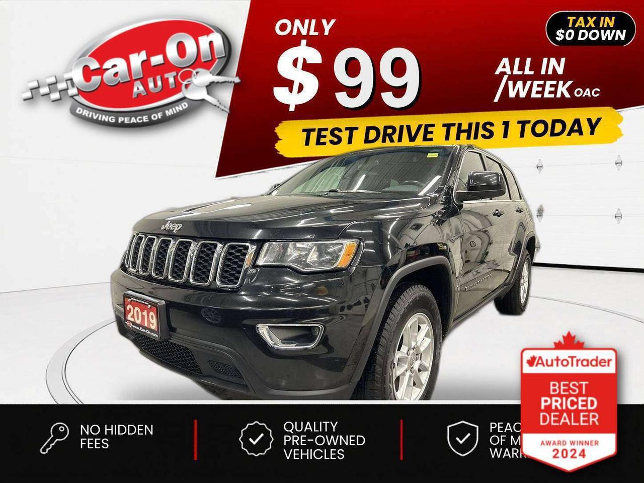 $0 DOWN $98/WEEK ALL IN INCLUDING ONTARIO TAXES O.A.C* 4X4 w/ Android Auto/ Apple CarPlay, navigation, 17-inch alloys, blind spot monitor, rear cross-traffic alert, backup camera w/ rear park sensors, tow hitch receiver, dual-zone climate control, keyless entry w/ push start, power seat, power windows, power mirrors, automatic headlights, cruise control, Bluetooth and Sirius XM!!*This car was used as a previous daily rental*