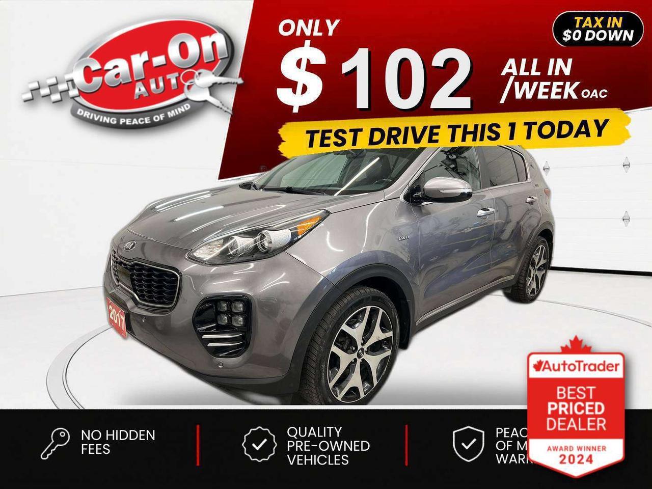 2017 Kia Sportage $0 DOWN $101/WEEK ALL IN Photo