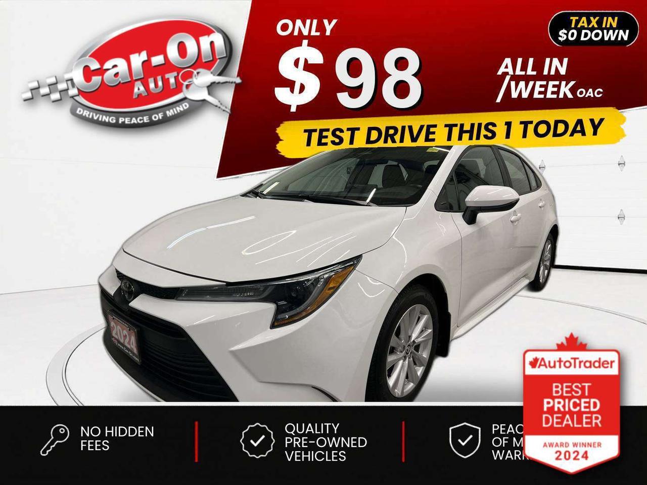 2024 Toyota Corolla $0 DOWN $98/WEEK ALL IN Photo