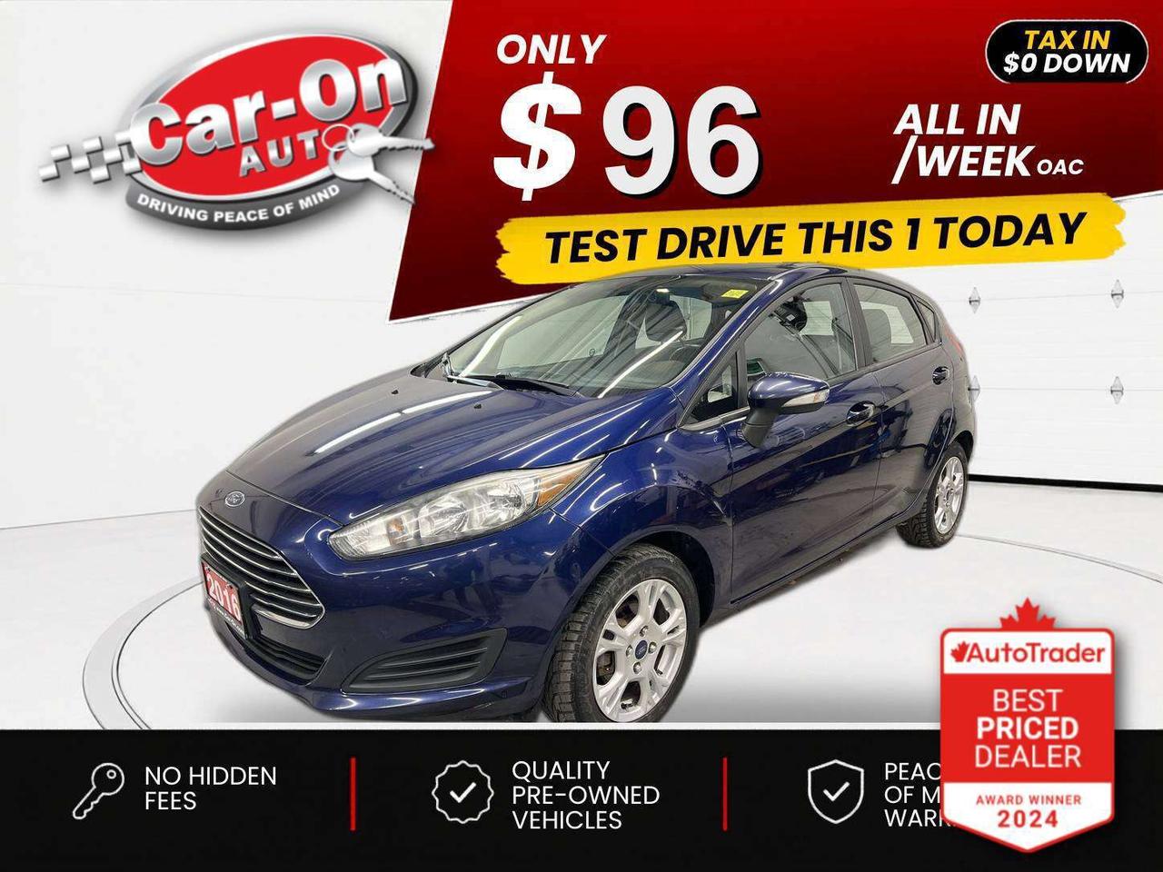 $0 DOWN $96/WEEK ALL IN INCLUDING ONTARIO TAXES O.A.C* CERTIFIED W/ LOW KMS!! SE AUTOMATIC w/ Alloys, Bluetooth, heated seats, automatic climate control, keyless entry, power locks, power windows, power mirrors, automatic headlights, cruise control and AM/FM/CD player!!