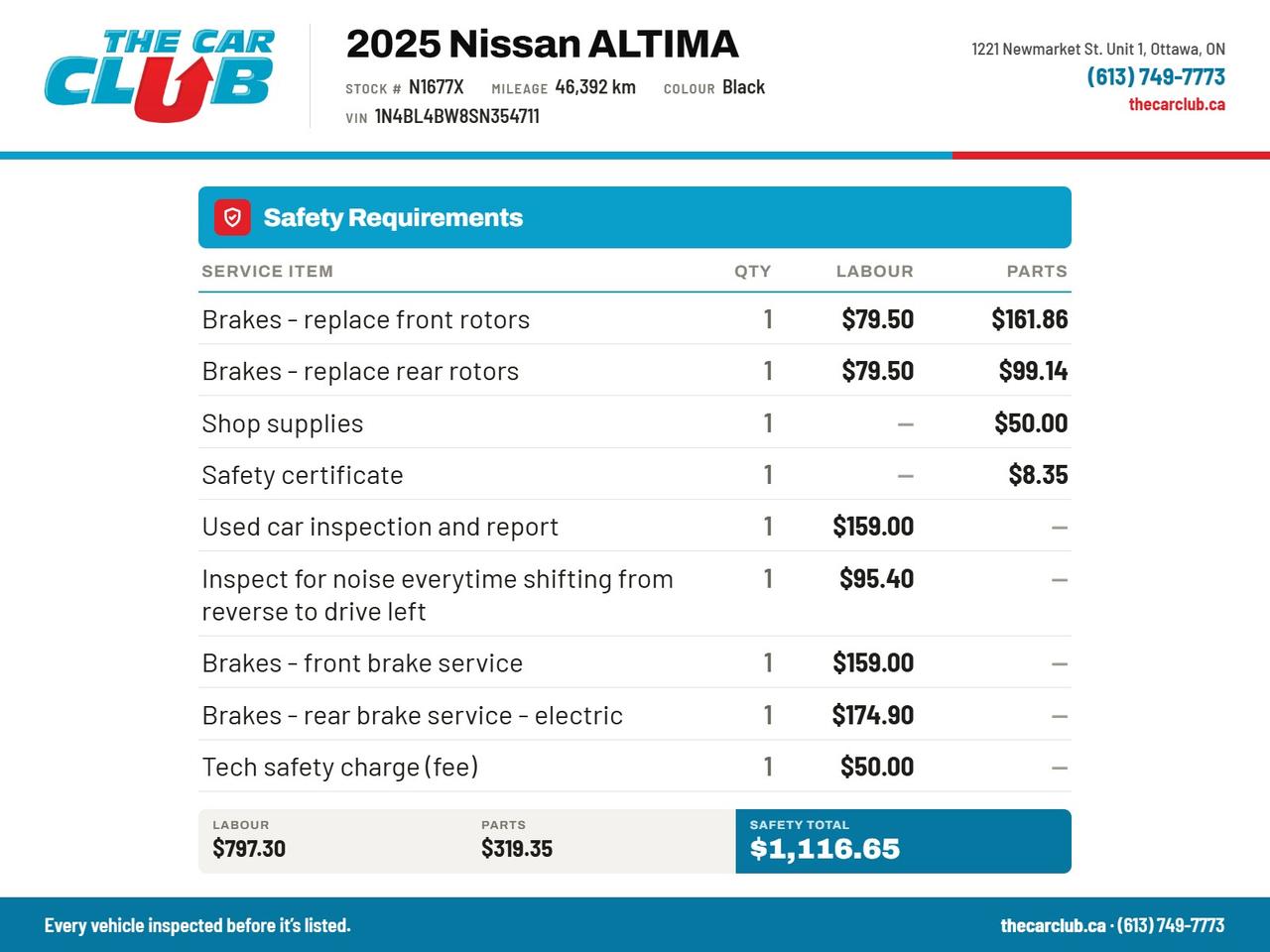 2025 Nissan Altima S AWD Photo
