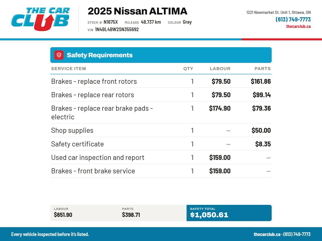 2025 Nissan Altima S AWD Photo