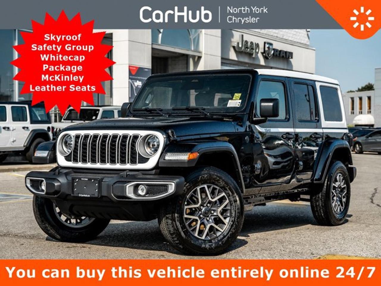 2026 Jeep Wrangler Sahara 4 Door 4x4 Skyroof Safety Group Whitecap Package McKinley Seats Photo