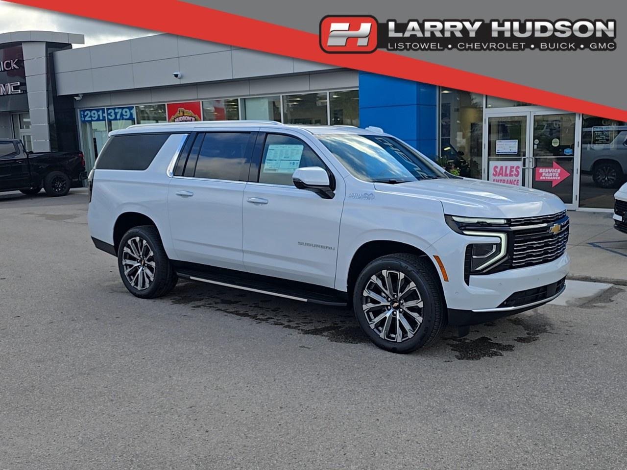 *This vehicle is subject to Canadian Luxury Sales Tax. This federal tax applies to vehicles exceeding established price thresholds of $100,000 before GST/HST.* HUDSONS HAS IT! See it - Drive it - Own it - LOVE it. At Larry Hudson Chevrolet Buick GMC we make car buying a breeze! New car pricing with $0 down approvals are among your options (*on approved credit). There are a variety of finance and lease options available. Also expect top dollar for your trade-in! Selling price/payment shown includes cash incentive(s). Does not include HST & Licensing. Bi-Weekly payments reflect current Chevrolet Buick and GMC incentives. We have professional Product Specialist to guide you through your vehicle purchase. Contact us for more info! 1-800-350-3325