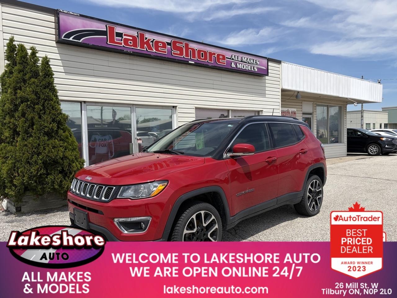Used 2017 Jeep Compass 4WD 4dr Limited for sale in Tilbury, ON