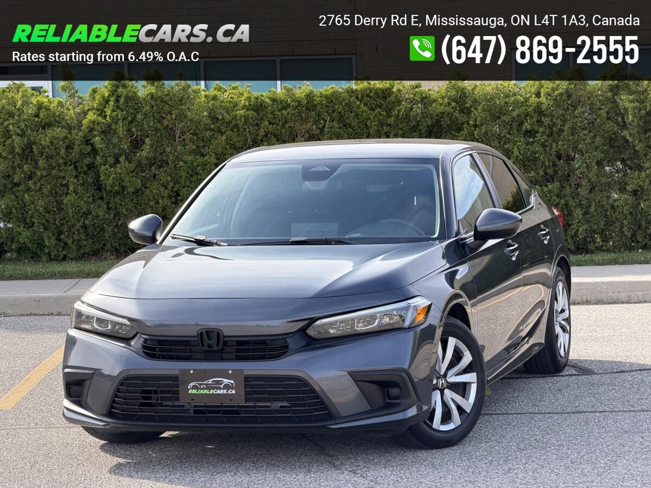 2022 Honda Civic LX | No-Accident | BlindSpot Detection | CarPlay |