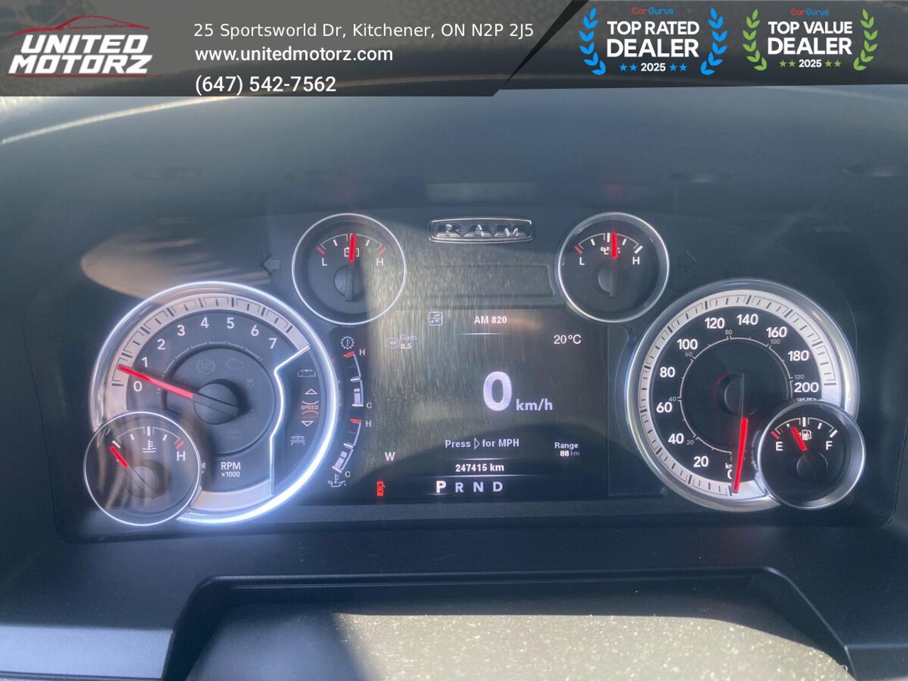2014 RAM 1500 Sport 4WD CREWCAB 5.7L HEMI V8~SAFETY CERTIFIED~38 Photo
