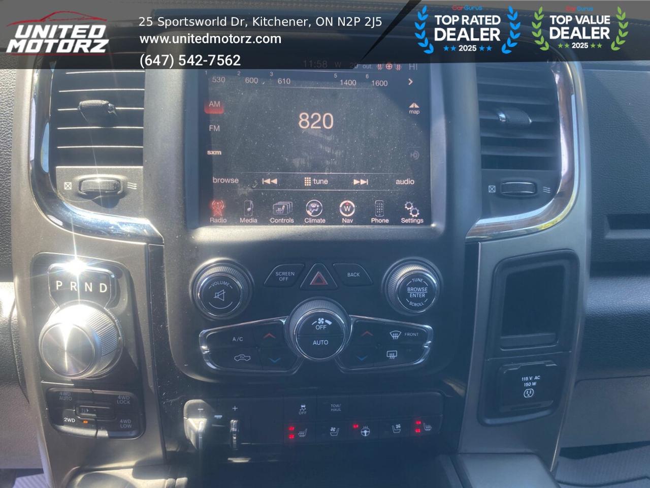 2014 RAM 1500 Sport 4WD CREWCAB 5.7L HEMI V8~SAFETY CERTIFIED~38 Photo