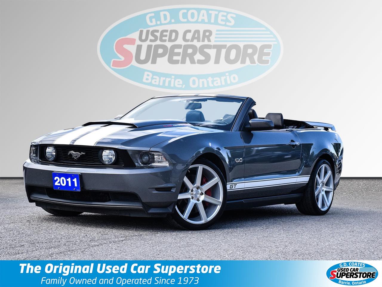 2011 Ford Mustang GT ~5.0L V8 ~6-Speed ~Nav ~Leather ~ONLY 73,000 KM Photo