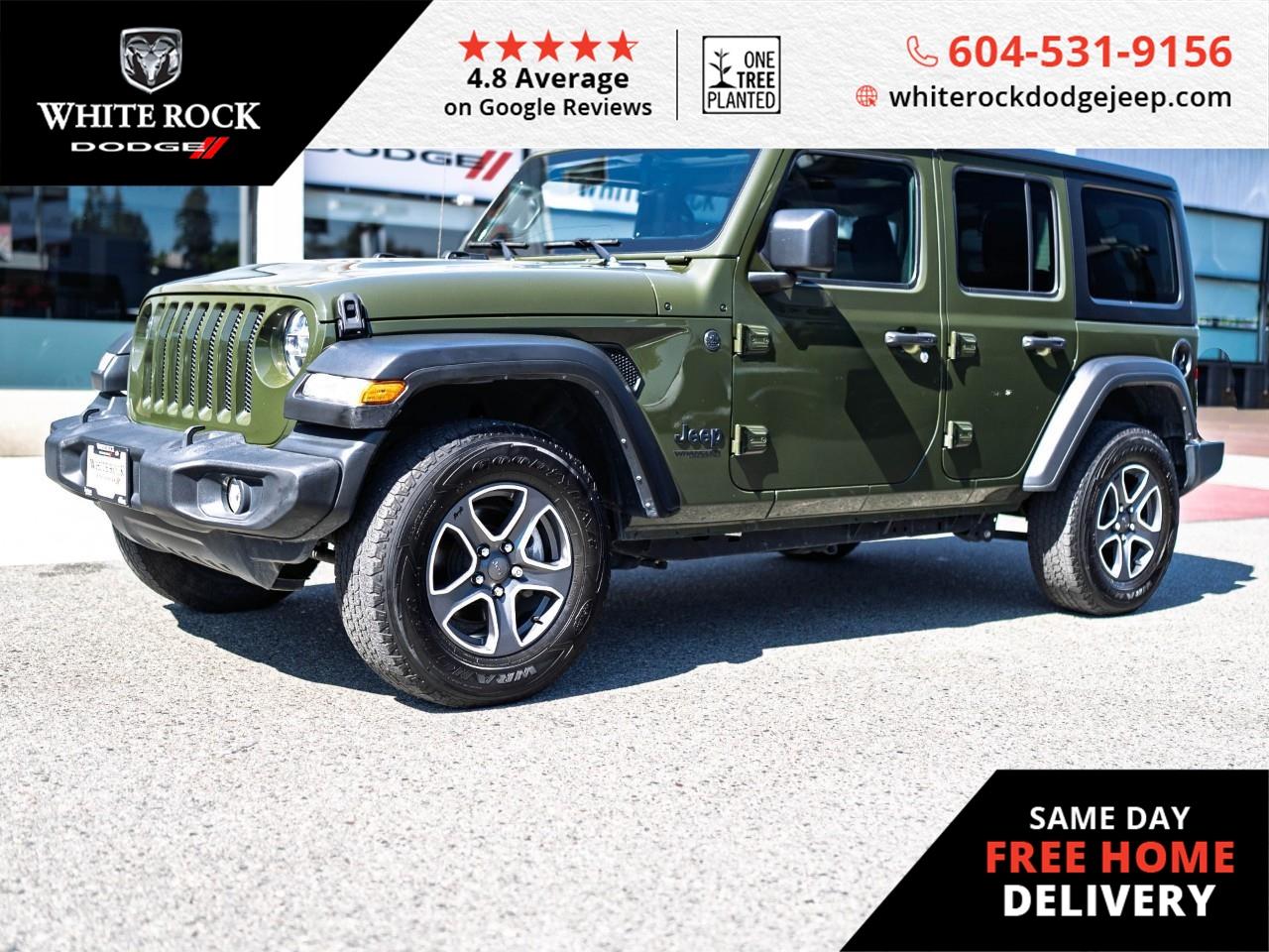 Used 2022 Jeep Wrangler UNLIMITED SPORT for sale in Surrey, BC