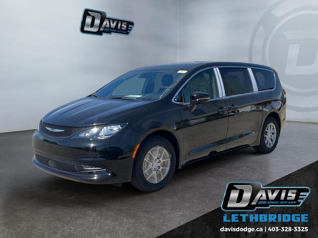 <b>Heated Seats, Apple CarPlay, Android Auto, Heated Steering Wheel, Power Liftgate!</b><br /> <br /> The 2026 Chrysler Grand Caravan combines everyday practicality with modern convenience and advanced connectivity.<br /> <br />Enjoy the comfortable cabin experience and an elevated level of utility in this Chrysler Grand Caravan. It's designed to help keep you safely on the road and comes loaded with a long list of advanced safety features. Whether you need tons of practical space for family and friends or gear, the Chrysler Grand Caravan has room for it all.<br /> <br />This Diamond Black Crystal Pearl van has an Automatic transmission and is powered by a 287HP 3.6L V6 Cylinder Engine. <br /> <br /> Our Grand Caravan's trim level is SXT. This ideal family hauler is stacked with amazing standard features such as heated front seats with power adjustment and lumbar support, 2nd row captain's chairs, 60-40 split folding 3rd row bench seats, a heated TechnoLeather synthetic leather steering wheel, dual-zone front air conditioning, power sliding rear doors, and a power liftgate for rear cargo access. Connectivity is handled via a 10.1-inch display powered by Uconnect 5, with Apple CarPlay and Android Auto compatibility, SiriusXM satellite radio, an integrated center stack radio, and USB mobile projection. Additional features also include forward collision warning with active braking, remote engine start, front and rear cupholders, and even more. This vehicle has been upgraded with the following features: Heated Seats, Apple CarPlay, Android Auto, Heated Steering Wheel, Power Liftgate, Remote Start, Forward Collision Alert.<br /><br /> <br />To apply right now for financing use this link: <a href=https://lethbridge.davisdodge.ca/free-credit-check/ target=_blank rel=nofollow noopener noreferrer>https://lethbridge.davisdodge.ca/free-credit-check/</a><br /> <br /><br />As a premier Chrysler, Dodge, Jeep and RAM dealership, Davis Dodge proudly offers an extensive selection of new and used vehicles to meet every drivers needs. Customers across Lethbridge, Fort Macleod, Taber, Claresholm, Coaldale, and beyond trust us for daily vehicle specials, certified service and parts, and a seamless online inventory experience. <br /><br /> With competitive financing options and expert support, we make car buying easy and enjoyable. <br /><br /> Ready to hit the road? Schedule your test drive today at Davis Dodge, your trusted Chrysler, Dodge, Jeep and RAM dealer in Lethbridge, Alberta.<br /><br /> Vehicle pricing offer shown expires 2026-05-31. <br /> Come by and check out our fleet of 60+ used cars and trucks and 110+ new cars and trucks for sale in Lethbridge. o~o