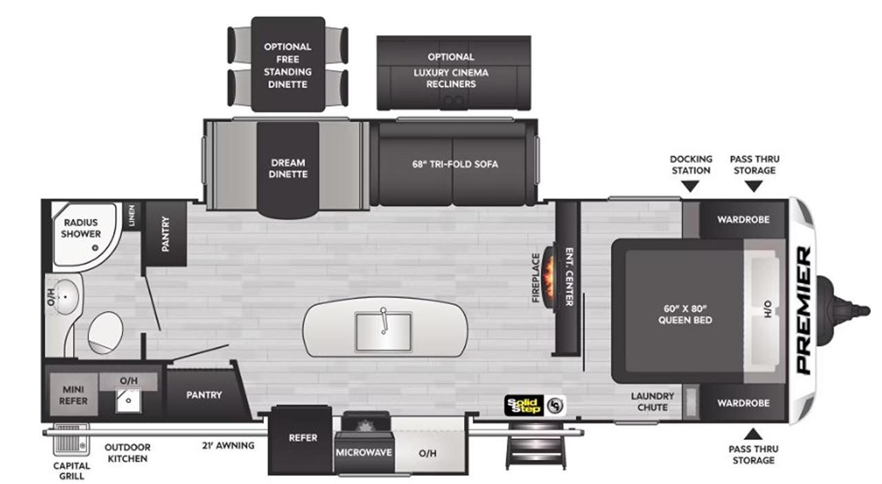 2023 Keystone RV Bullet Premier 26RBPR 