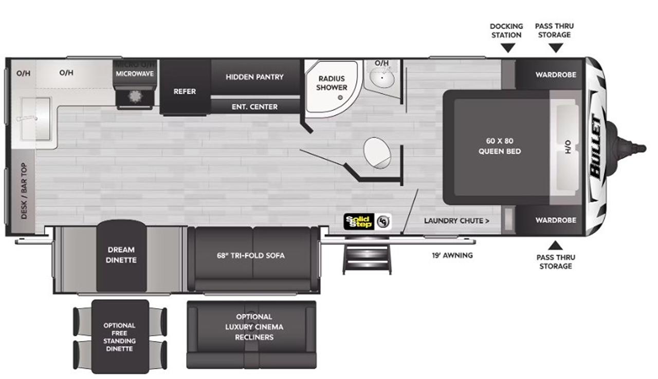 2023 Keystone RV Bullet 258RKS 