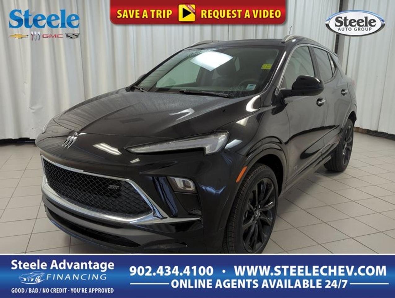 Steele Chevrolet Buick GMC in Dartmouth proudly presents the 2026 Buick Encore GX Sport Touring, a compact SUV that brings together smart size, premium style, and everyday ease. Finished in Black with a Blue interior, this four-door model offers a refined look with confident road presence and the added assurance of all-wheel drive.The 2026 Buick Encore GX Sport Touring is a great fit for drivers who want comfort, efficiency, and a polished design in one practical package. Its turbocharged 1.3-litre gas engine works with an automatic transmission for smooth response in city traffic and steady performance on the highway, while aluminum wheels add a clean, upscale finish.FEATURES OF THE Encore GX Sport TouringSport Touring appearance with bold detailsBlack exterior with premium visual appealBlue interior adds modern cabin flairAluminum wheels enhance style and stanceADVANCED SAFETY FEATURESAll-wheel drive supports traction in weatherFour-door design helps passenger accessStable compact SUV proportions aid manoeuvringElevated seating position improves outward visibilityPERFORMANCE AND EFFICIENCYTurbocharged 1.3-litre engine balances power efficientlyAutomatic transmission delivers smooth daily drivingGas engine supports easy refuelling anywhereAll-wheel drive adds year-round confidenceCOMFORT AND CONVENIENCECompact size makes parking easier downtownFour doors provide simple entry accessBlue interior creates an inviting atmospherePractical SUV layout suits daily errandsTECHNOLOGY AND CONNECTIVITYClear driver-focused layout supports easy operationAutomatic transmission reduces effort in trafficModern Buick design emphasizes intuitive controlsWell-organized cabin supports daily usabilityCARGO SPACERear cargo area suits weekly shoppingSUV shape helps load taller itemsPractical space supports active daily routinesFlexible interior suits passengers and gearWHAT OTHER OWNERS LIKEComfortable ride for commuting and errandsEasy-to-manage size in urban settingsConfident all-wheel drive in changing weatherEfficient turbo power for daily useThe 2026 Buick Encore GX Sport Touring stands out by delivering the versatility many drivers want without feeling oversized. It is easy to place in tight parking spots, simple to drive in busy areas, and well suited to longer trips outside the city. That balance makes it a smart choice for many lifestyles in Dartmouth and across Atlantic Canada.Its Black exterior gives this SUV a sleek and upscale presence, while the Blue interior adds a fresh and distinctive touch inside. The overall look feels modern and refined, with the Sport Touring trim bringing extra visual appeal. Aluminum wheels complete the design with a confident finish that suits the Encore GX Sport Touring very well.Under the hood, the turbocharged 1.3-litre gas engine gives the 2026 Buick Encore GX Sport Touring a responsive feel for daily driving. It is built to offer a useful mix of efficiency and performance, so it feels capable during merges, passing, and regular commuting. Paired with an automatic transmission, it delivers a smooth and relaxed driving experience.All-wheel drive is an important advantage for local drivers who face rain, slush, snow, and changing road conditions through the year. In the 2026 Buick Encore GX Sport Touring, that added traction helps support confidence when roads are less than ideal. It is a practical feature that makes this SUV even more appealing for Canadian driving conditions.Inside, the cabin is designed to feel welcoming and easy to use. The four-door layout makes getting in and out simple for passengers, while the SUV body style provides the flexibility needed for groceries, bags, and day-to-day cargo. For drivers who want a premium small SUV with useful size and stylish character, this model deserves a close look.This 2026 Buick Encore GX Sport Tourings VIN is: KL4AMESL6TB216757.