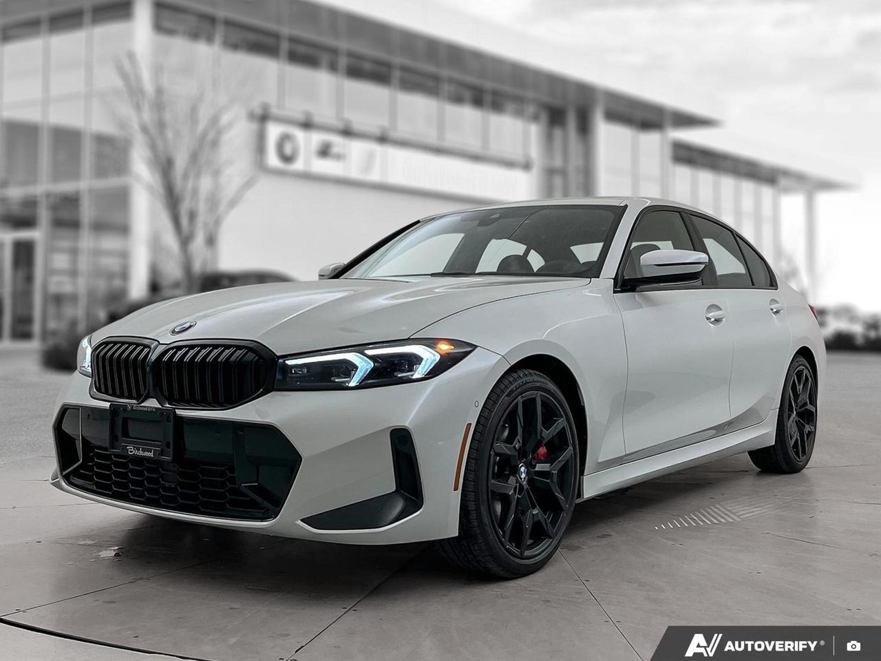 The 2026 BMW 330i xDrive in Mineral White Metallic is dressed in the exclusive M Sport Edition with Carbon Fibre Trim, delivering a sharper, more athletic character straight from the factory. Paired with a Tacora Red interior and a mild hybrid powertrain that sips just 6.9 L/100 km on the highway, this is a drivers sedan that doesnt ask you to compromise.

- M Sport Edition with Carbon Fibre Trim  factory packages that elevate the interior and exterior beyond the standard 3 Series
- Tacora Red Perforated Sensatec upholstery with heated sport seats and a heated leather sport steering wheel
- AWD (xDrive) with 2.0L turbocharged 4-cylinder mild hybrid  responsive performance with improved efficiency
- Panoramic sunroof, dual-zone automatic climate control, and rear HVAC with separate controls
- Wireless Apple CarPlay, Wireless Android Auto, wireless device charging, and a built-in Personal eSIM
- Integrated Navigation with voice activation and Connected Package Professional with ConnectedDrive Services
- Comprehensive driver assistance: Blind Spot Detection, Lane Departure Warning, Rear Collision Prevention, Front Collision Mitigation, and Park Distance Control
- Power front seats with driver memory, auto-dimming mirrors, and proximity keyless entry with push-button start

Birchwood BMW invites you to experience this 330i in person. Reserve it online, start your purchase at www.birchwoodbmw.ca, or book a test drive with our team  were here to make the process straightforward and on your terms.
At Birchwood BMW we know that experience is everything - thats why weve been voted #1 BMW Store in Canada for Customer Satisfaction for the past 3 years.  

Visit us today and see for yourself why were the top-rated luxury dealer in Manitoba on Google. Book your appointment at 204-452-7799. Dealer Permit #9740
Dealer permit #9740
