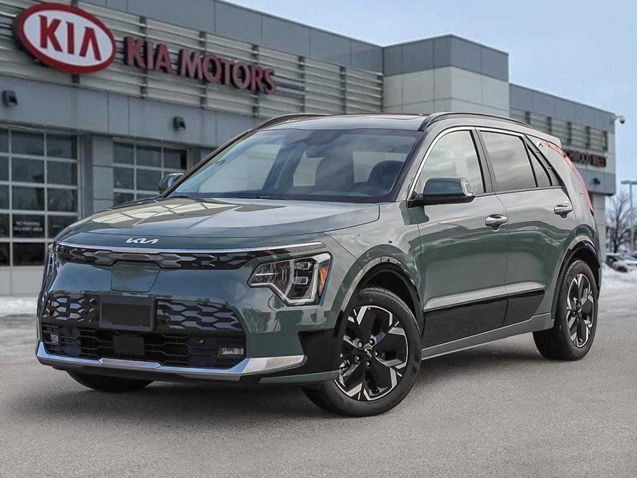 Experience is Everything at Birchwood Kia West!  It is our mission to provide the most transparent and time efficient sales process out of any Manitoba Kia Dealer!  Come visit us and see for yourself why we have a 4.4 star google rating!
The 2026 Kia Niro EV is built for drivers who want a smarter, cleaner commute without sacrificing comfort or technology. With a 64.8 kWh battery, advanced driver assistance systems, and a panoramic sunroof, this FWD electric SUV delivers everything you need for modern urban and highway driving  right out of the box.

Key Highlights:
- 64.8 kWh Lithium-Ion battery with fast charging capability: ~1.08 hrs at 440V DC
- Advanced Highway Driving Assist (HDA) for confident long-distance travel
- Head-Up Display and Integrated Navigation with Voice Activation for a seamless drive
- Smart Cruise Control with Stop & Go  ideal for city commuting and highway cruising
- Heated leatherette steering wheel and heated rear seats for year-round comfort
- Driver Monitoring Alert and Blind-Spot Collision-Avoidance Assist for added peace of mind
- Remote Automatic Parking system  a standout convenience feature for tight city spots
- Sliding/tilting panoramic sunroof with sunshade and stylish Cityscape Green exterior

With only 26 km on the odometer, this is as close to new as it gets. Whether youre ready to reserve it, start your purchase online, or simply want to ask a few questions, the team at Birchwood Kia West is here to help. Experience is Everything at Birchwood Kia West  visit us at birchwoodkiawest.ca or book a test drive today!
ADDITIONAL ACCESSORIES INCLUDED: 

*Kia Genuine All-Weather Floor Mats
*Premium DEFA Block Heater
*Kia Genuine Wheel Locks
*Kia Genuine Touch-Up Paint

You might qualify for additional savings on your purchase! Ask us about our:

$500 Grad Program
$750 Mobility Assistance Program
$500 Military Benefit
1% Loyalty Rate Reduction 

FIND MORE INFORMATION AND VIEW MORE OPTIONS

*Visit us! Birchwood Kia West in the Birchwood Auto Park. Portage Ave & The Perimeter!
*Visit www.birchwoodkiawest.ca
*Contact our sales department at (204) 888-4542

*Whenever possible, the vehicle photos shown are of the ACTUAL vehicle. This provides the best online shopping experience for our valued customers.
*Price includes all options, fees, and levies. No additional charges are applied.
*Additional fees may apply to select finance and lease options. 
*Dealer Permit #4302
Dealer permit #4302