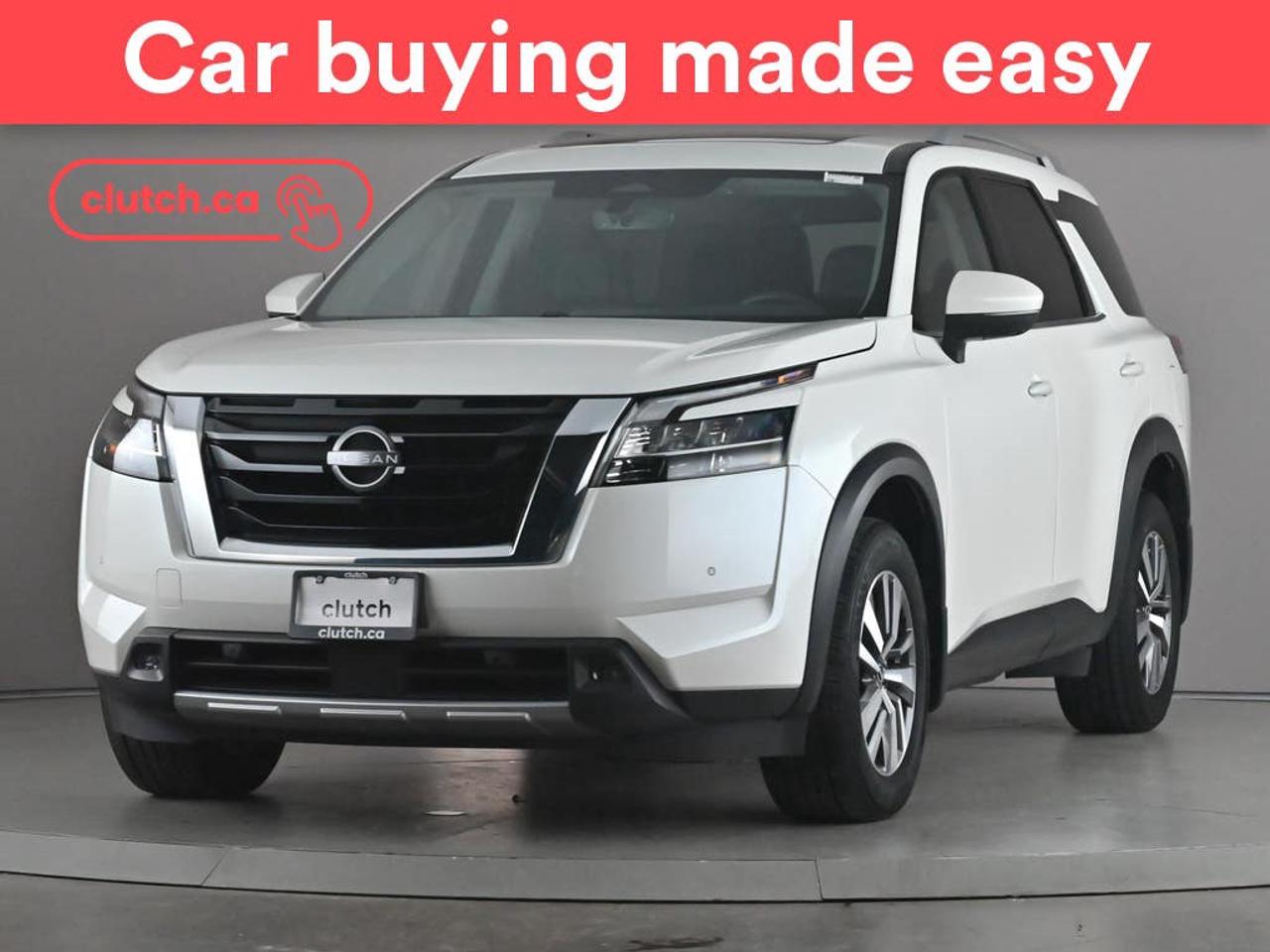 Electric Parking Brake, Brake Assist, Power Tailgate/Hatch and more!<br> <br>Clutch is the largest online used car retailer in Canada, delivering a seamless, hassle-free car-buying experience to drivers everywhere. Shop thousands of used cars online, get the right one delivered to your door, and enjoy peace of mind with our 10-Day Money-Back Guarantee. How sweet is that? To learn more, visit clutch.ca.<br> <br>The top features for this car include:<br> <br>Auto Stop/Start<br>Electric Parking Brake<br>Brake Assist<br>Power Tailgate/Hatch<br>Auto Dimming Rearview Mirror<br>Front Heated Seats<br>Power Lumbar Support<br>Folding Rear Seats<br>Rear Heated Seats<br>Manual Fold-Into-Floor Third Row Seat<br>Synthetic Leather Seats<br>Driver Seat Memory System<br>Climate Control<br>Dual Zone Front Climate Control<br>Rear Climate Control<br>Rear Climate Vents<br>Speed-Sensitive Volume<br>Bluetooth Music<br>Touchscreen Display<br>GPS Navigation<br>Cruise Control<br>Adaptive Cruise Control<br>Integrated Garage Door Opener<br>12V Outlet<br>Hands Free Device Connectivity<br>Apple CarPlay<br>Android Auto<br>Wireless Charging<br>USB Input<br>Keyless Entry<br>Push Button Start<br>Passive Keyless Entry<br>Keyfob Remote Start<br>Front View Camera<br>Rear Seat Reminder<br>Lane Departure Warning<br>Active Lane Keep Assistance<br>Blindspot Sensors<br>Forward Collision Mitigation<br>Rear Collision Warning<br>Rear Collision Mitigation<br>Pedestrian Detection<br>Heated Steering Wheel<br>Rear Window Defroster<br>Panoramic Sunroof<br>Hill Assistance<br>Automatic High Beams<br>Rear View Camera<br>Parking Sensors<br>Rear Parking Sensors<br>Power Driver Seat<br>Power Passenger Seat<br>360 Camera<br>App Remote Start<br> <br>Seamless home delivery - Delivery to your door in a matter of days. Available on select packages.<br> <br>Try it out for 10 days - If you do not like it, we will take it back. <br> <br>Quality assured - All cars go through our rigorous 210-point inspection and reconditioning process.<br> <br>Peace of mind - Warranty and protection plans available.<br> <br>Haggle-free - No haggling or hard sells.<br> <br>100% Transparency - Full inspection reports on every car, including high-res photography and a free Carfax report.<br> <br>Listed price is for cash purchase only and does not include taxes, Shipping Fees (if applicable), Delivery Fees (if applicable), government licensing fees.<br> <br>Previous Provincial Registrations:<br>Ontario<br> <br>Stock # 106283