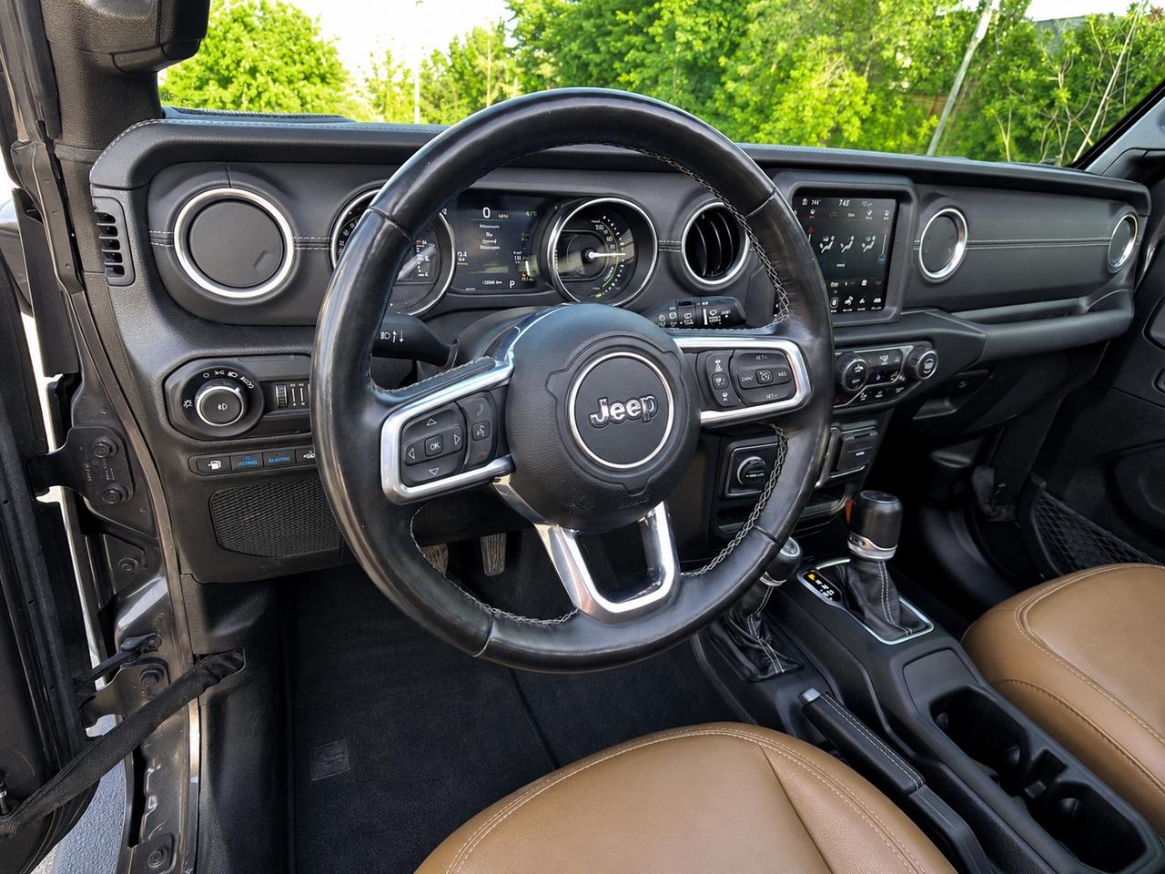 2021 Jeep Wrangler 4xe Sahara PHEV |SkyTop |Adv Safety |SaddleLeather 4X4 Photo
