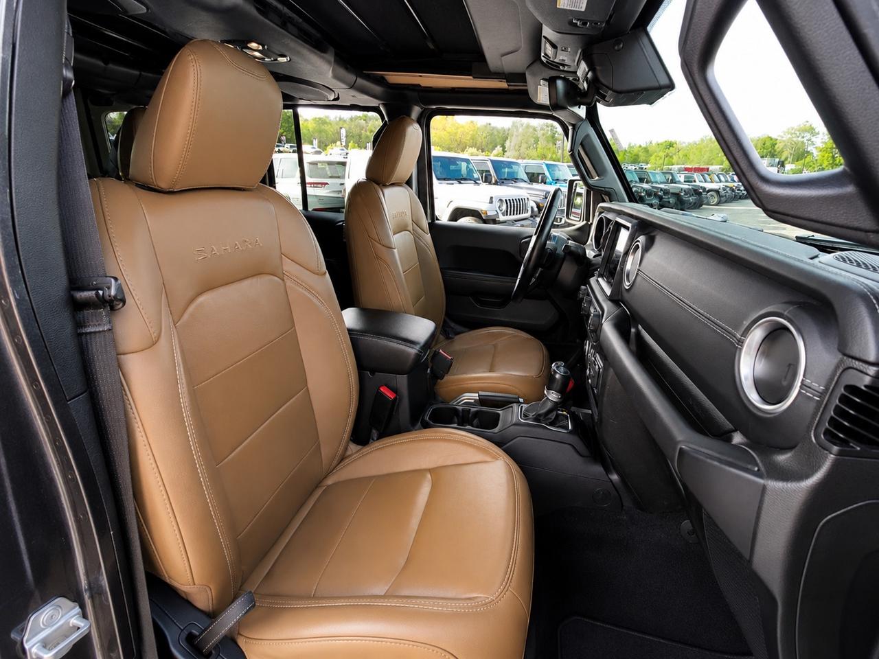 2021 Jeep Wrangler 4xe Sahara PHEV |SkyTop |Adv Safety |SaddleLeather 4X4 Photo