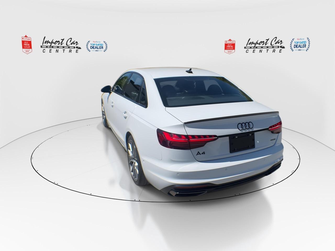 2024 Audi A4 45 Technik LEATHER, ROOF, HUDS, NAV, HTD. & VENTED Photo