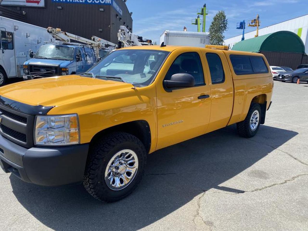 Used 2012 Chevrolet Silverado 1500 Work Truck Ext. Cab 4WD Canopy for sale in Burnaby, BC