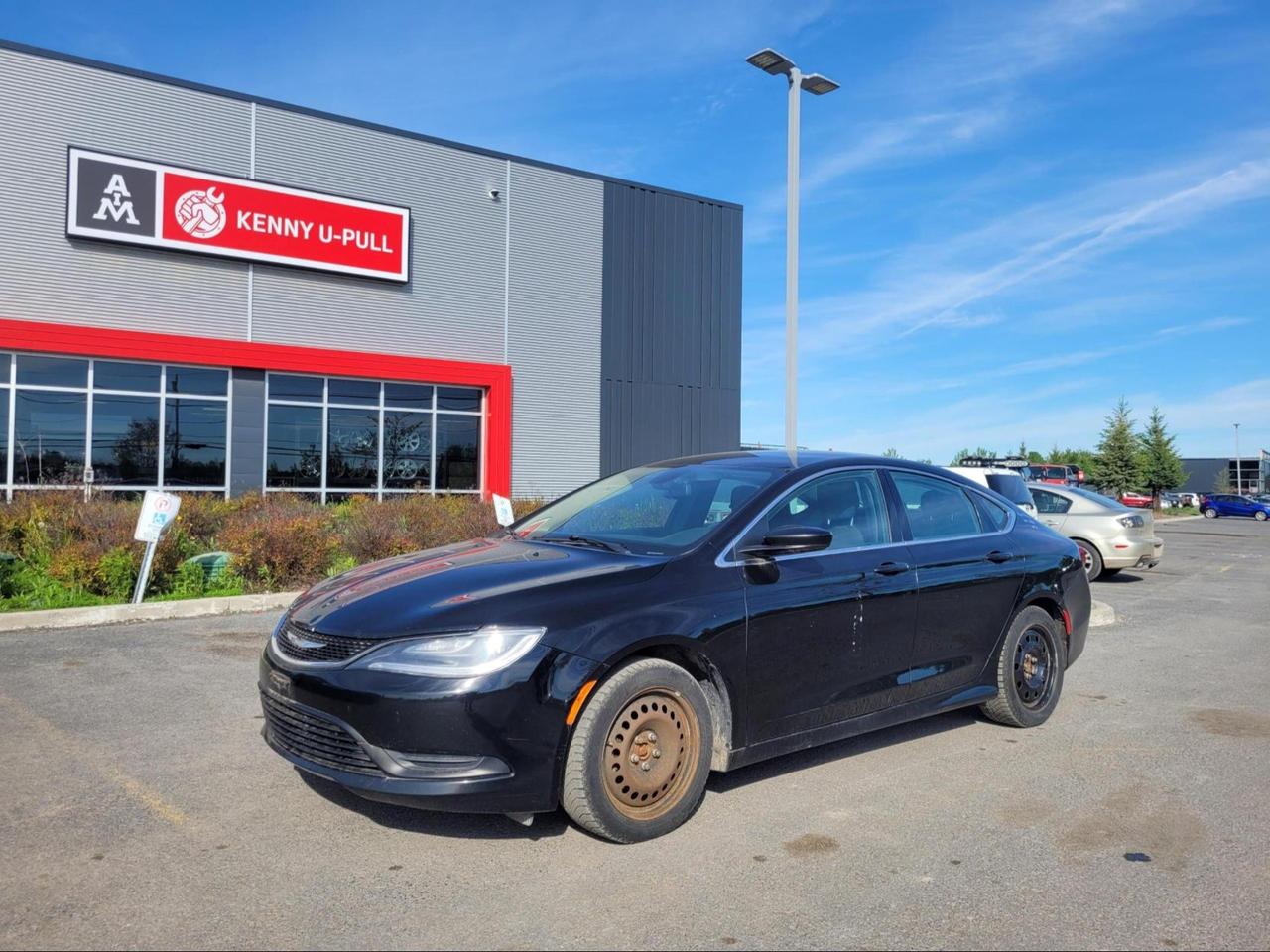 2015 Chrysler 200 in Black Clearcoat. The vehicle has 201,896km. The vehicle runs and drives. No Check engine light. Tpms lights are on. Some imperfections and rust spots around the body,mainly the dent on the passenger rear door. We dont perform any mechanical/safety inspections. The vehicle is sold as is and might need some work.