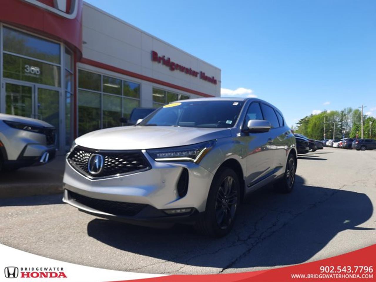 Silver 2023 Acura RDX A-Spec PackageSteele Certified & MVIShop with confidence knowing this Steele Certified vehicle has been thoroughly inspected, serviced, and professionally reconditioned to meet our high standards.Every vehicle includes:85-Point InspectionCurrent Motor Vehicle Inspection (MVI)Fresh Oil & Filter ChangeProfessional Interior & Exterior DetailComplimentary CARFAX Vehicle History ReportBrakes & Tires Certified with 60% or More Life RemainingWarranty Upgrade Options AvailableFlexible Financing SolutionsAll Trade-Ins WelcomeWe Want Your Car!Thinking about trading or selling?We want your vehicle and buy all makes and models. Whether youre upgrading, downsizing, or simply looking to sell, well offer a competitive value and make the process quick and easy.Contact us today for a free appraisal!With over 700 customers helped each year, our team is committed to providing a transparent, stress-free buying experience from start to finish.Quality vehicles, competitive financing, and a team thats here to help every step of the way.Your next vehicle is waiting lets find the right one for you today.