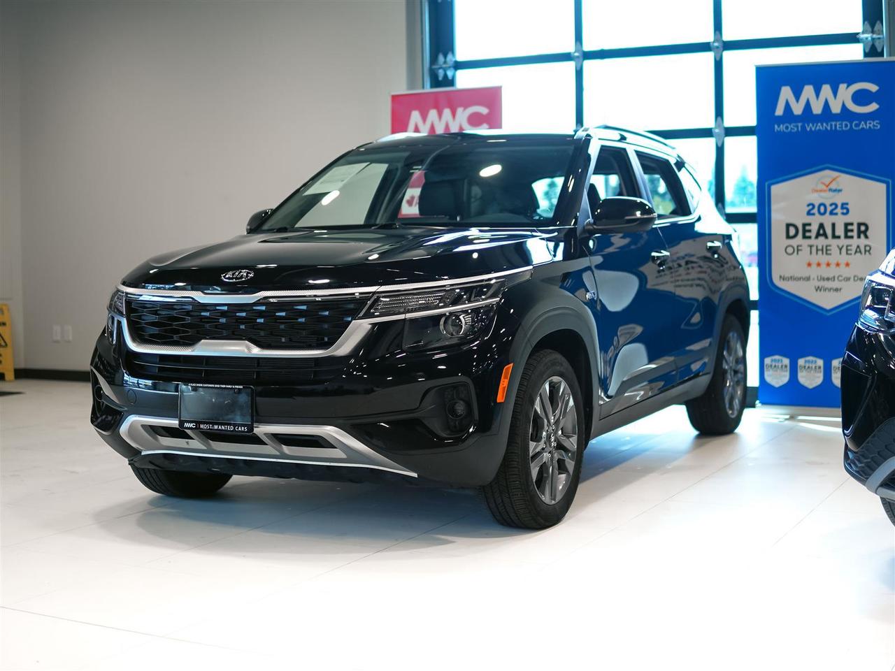 2021 Kia Seltos EX | W/PREMIUM | AWD | LEATHER | ROOF | NO ACCIDENTS Photo