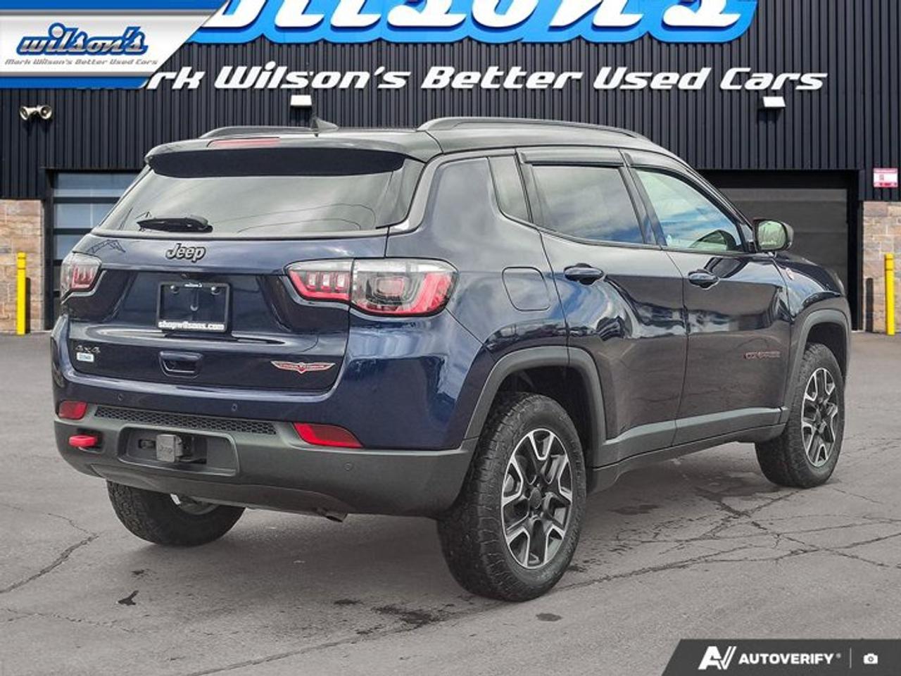 2021 Jeep Compass Trailhawk 4X4 | Sunroof | Nav | Tow Pkg | Adaptive Cruise | FCW | Alpine Audio | and More ! Photo