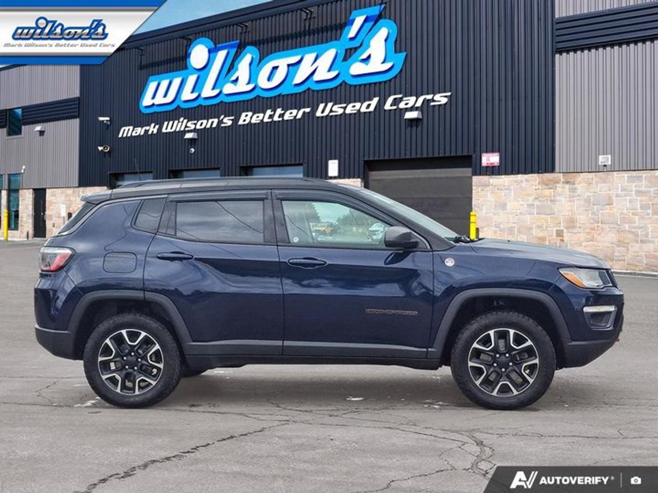 2021 Jeep Compass Trailhawk 4X4 | Sunroof | Nav | Tow Pkg | Adaptive Cruise | FCW | Alpine Audio | and More ! Photo
