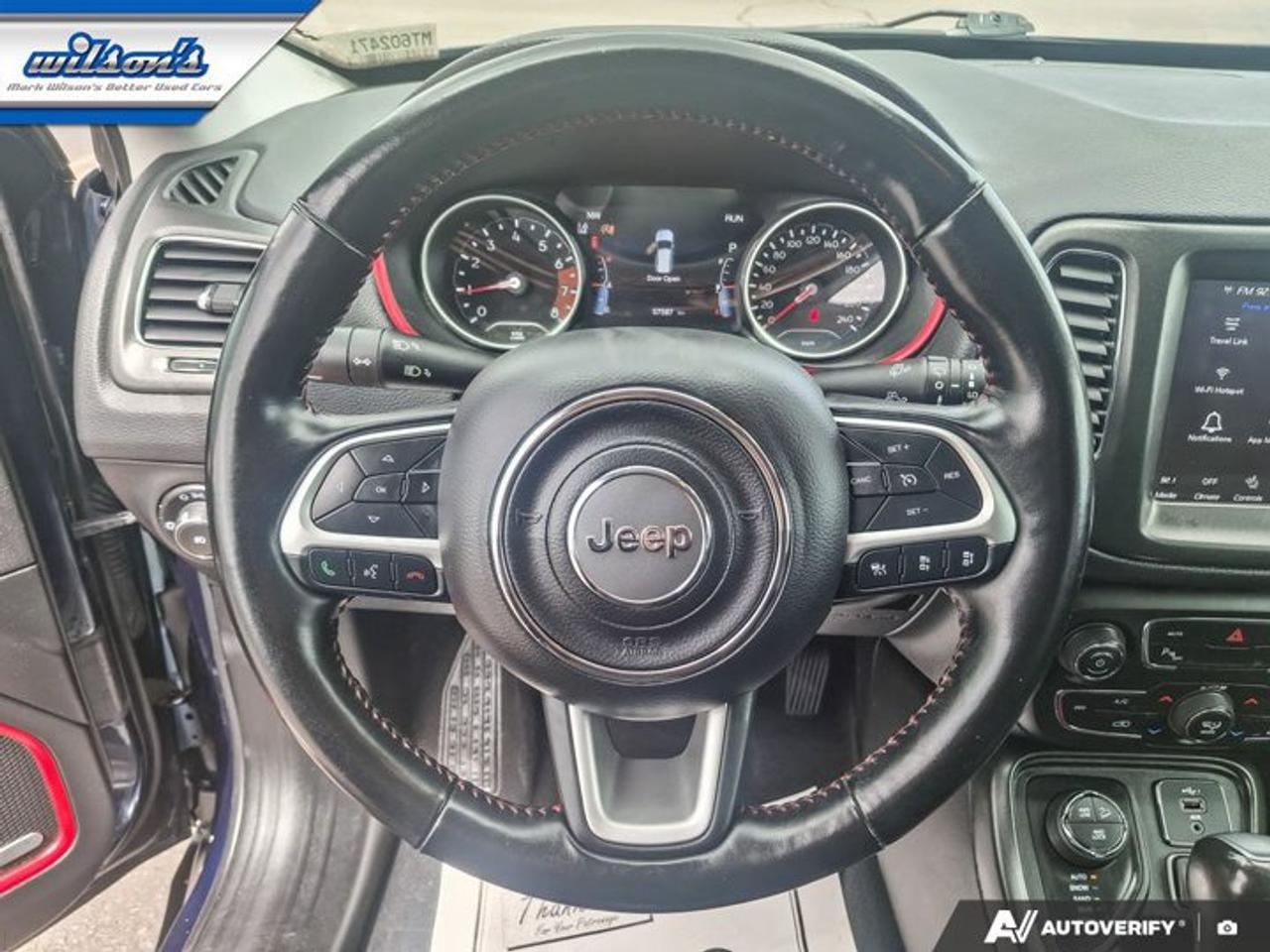 2021 Jeep Compass Trailhawk 4X4 | Sunroof | Nav | Tow Pkg | Adaptive Cruise | FCW | Alpine Audio | and More ! Photo