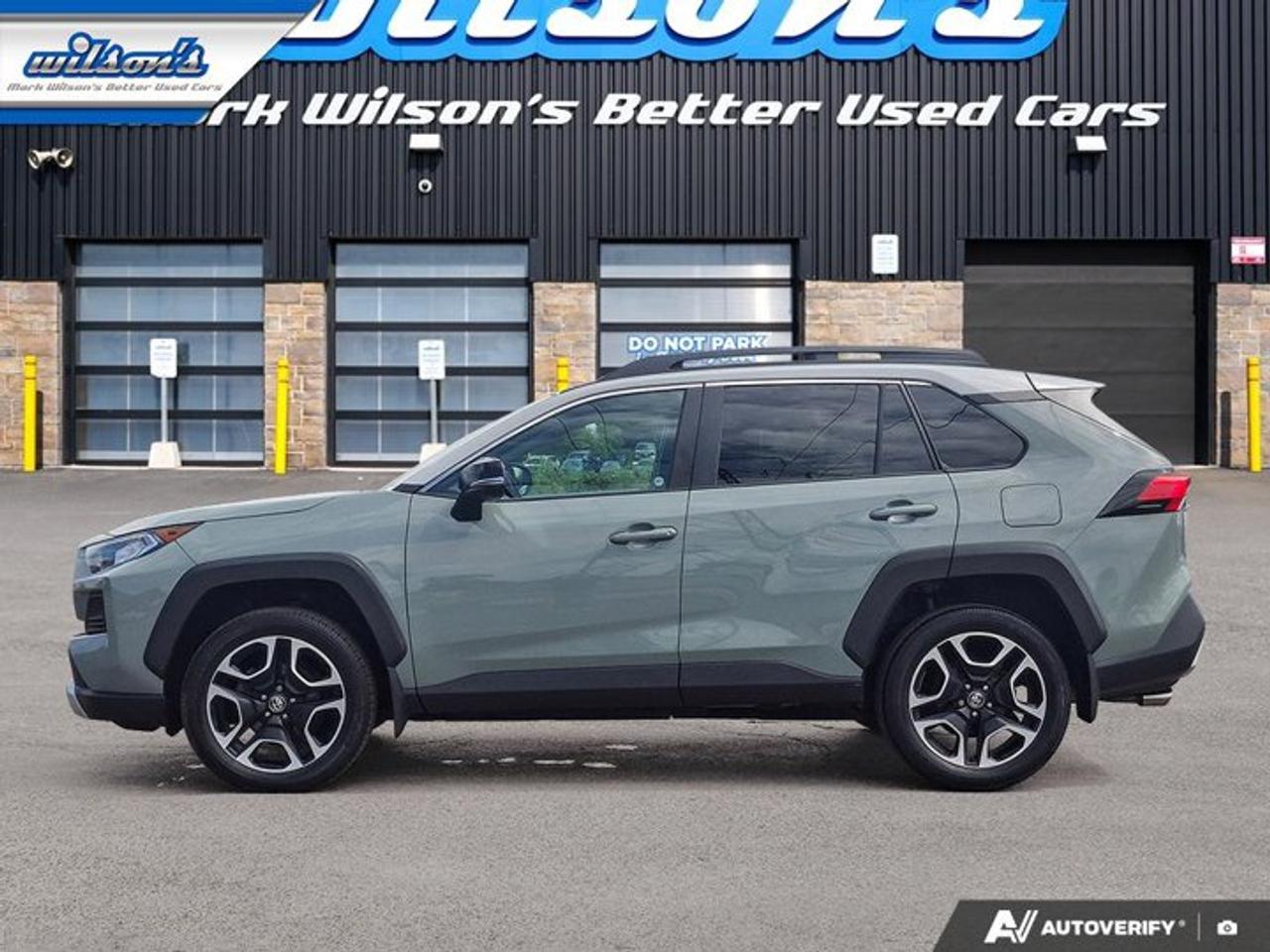 2021 Toyota RAV4 Trail AWD | Leather | Sunroof | Cooled + Heated Seats | Heated Wheel | CarPlay + Android | and More! Photo
