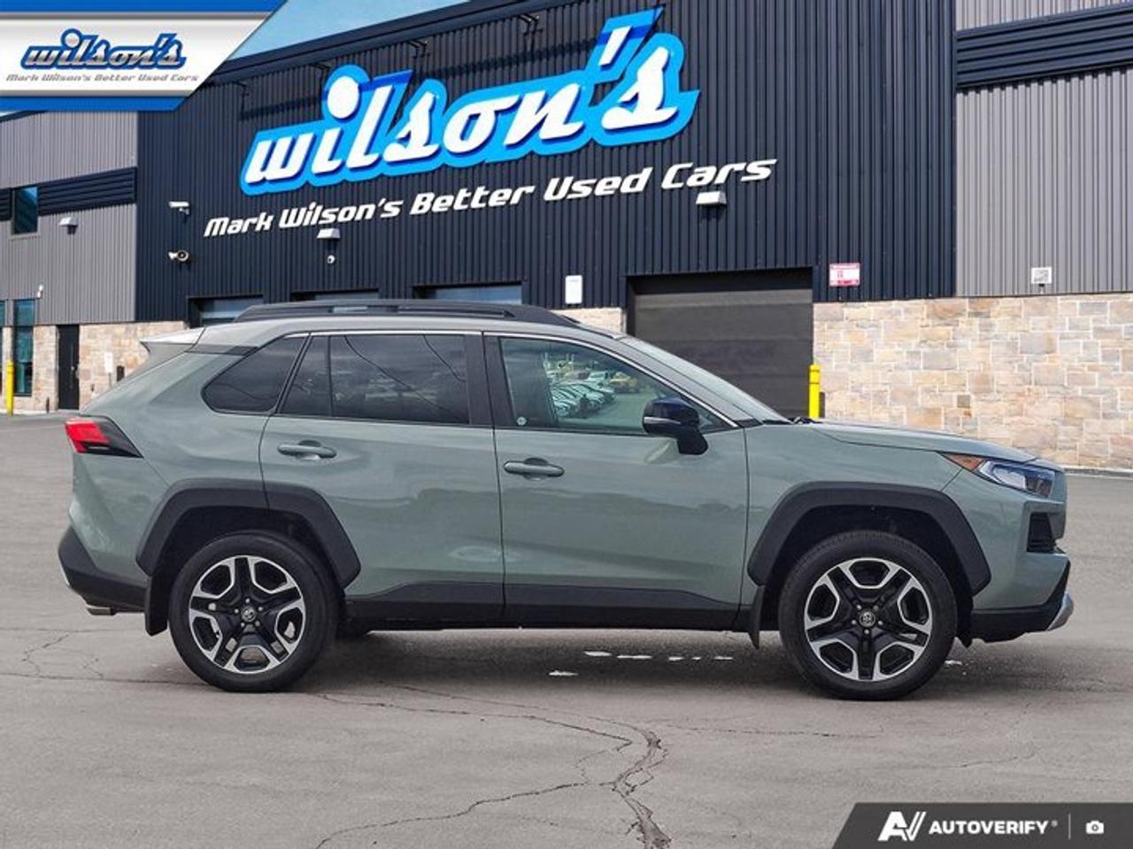 2021 Toyota RAV4 Trail AWD | Leather | Sunroof | Cooled + Heated Seats | Heated Wheel | CarPlay + Android | and More! Photo