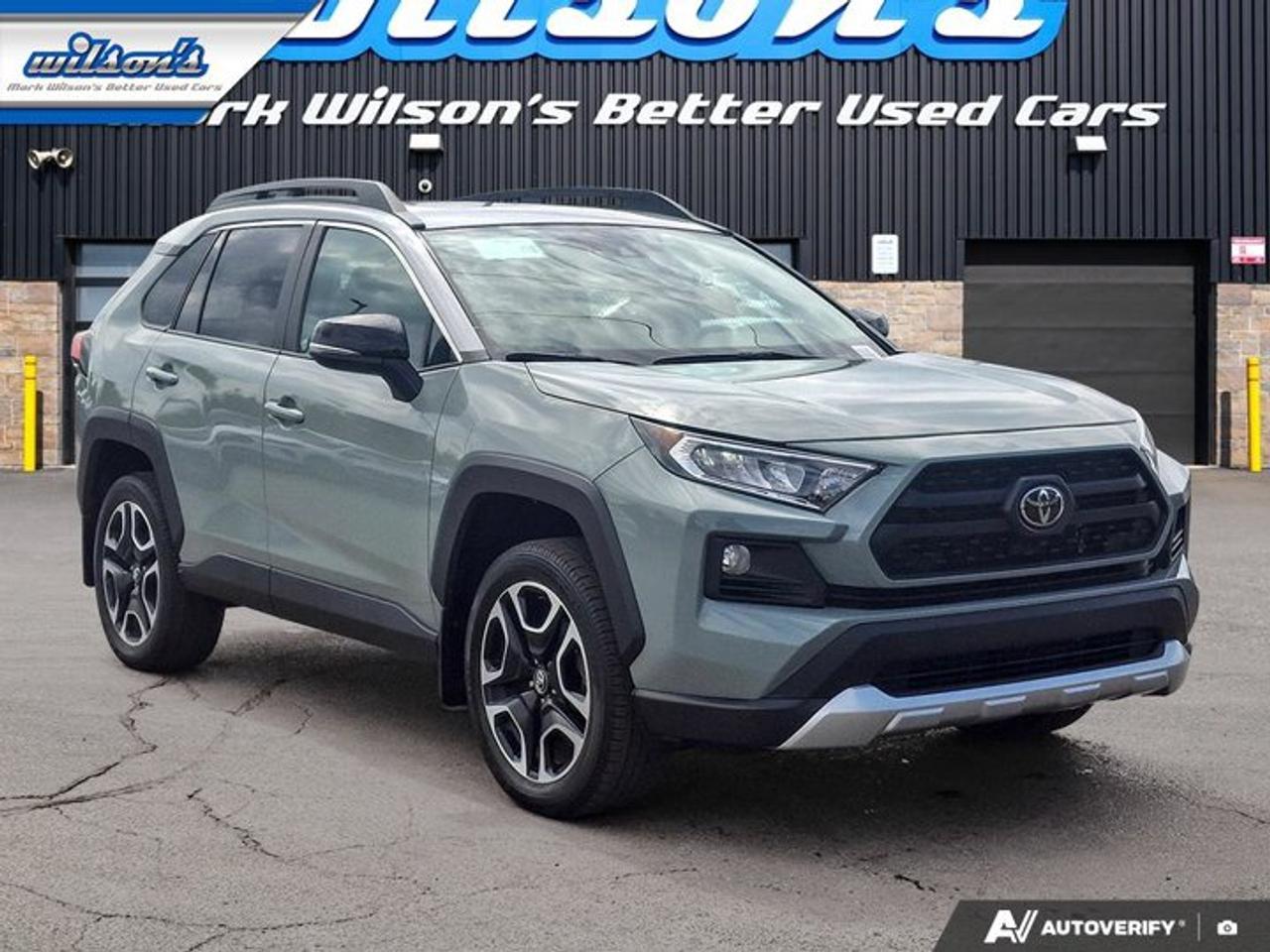 2021 Toyota RAV4 Trail AWD | Leather | Sunroof | Cooled + Heated Seats | Heated Wheel | CarPlay + Android | and More! Photo