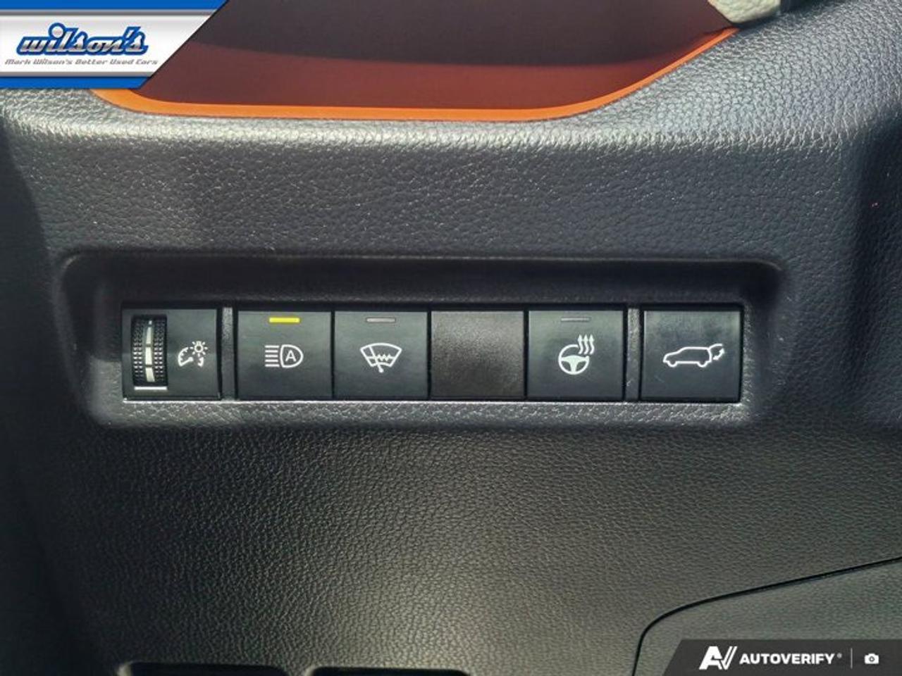 2021 Toyota RAV4 Trail AWD | Leather | Sunroof | Cooled + Heated Seats | Heated Wheel | CarPlay + Android | and More! Photo