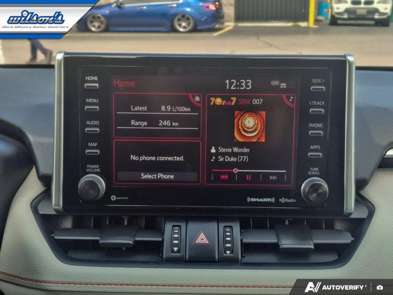 2021 Toyota RAV4 Trail AWD | Leather | Sunroof | Cooled + Heated Seats | Heated Wheel | CarPlay + Android | and More! Photo