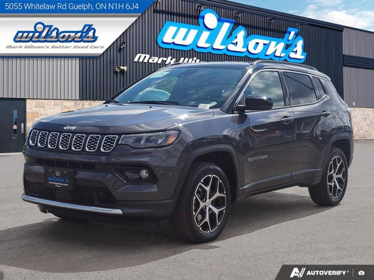 2024 Jeep Compass Limited 4x4 | Leather | Heated Seats + Steering | Remote Start | BSM | and More ! Photo