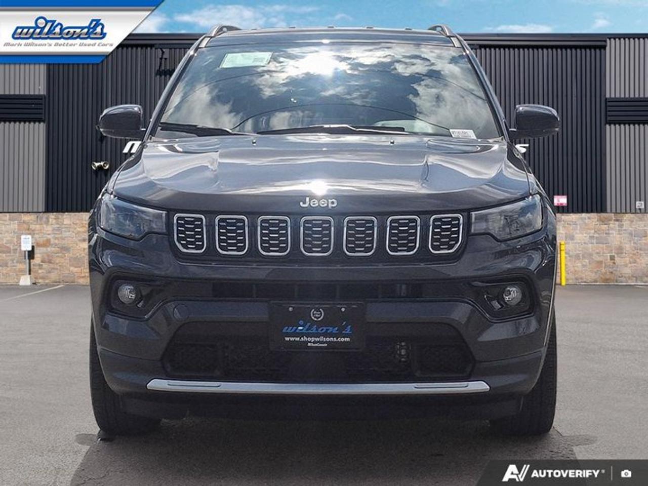 2024 Jeep Compass Limited 4x4 | Leather | Heated Seats + Steering | Remote Start | BSM | and More ! Photo
