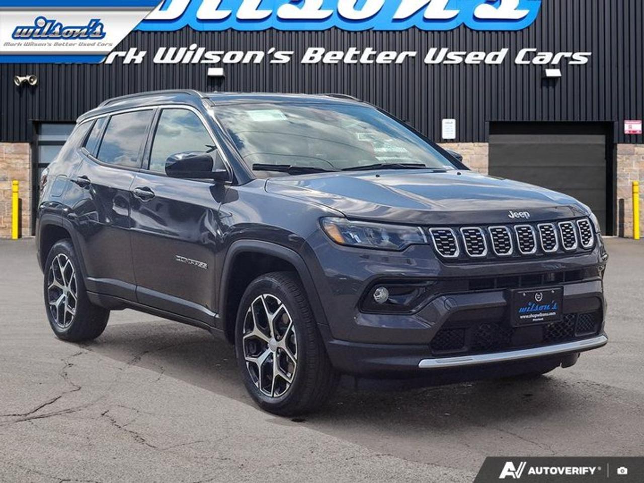 2024 Jeep Compass Limited 4x4 | Leather | Heated Seats + Steering | Remote Start | BSM | and More ! Photo