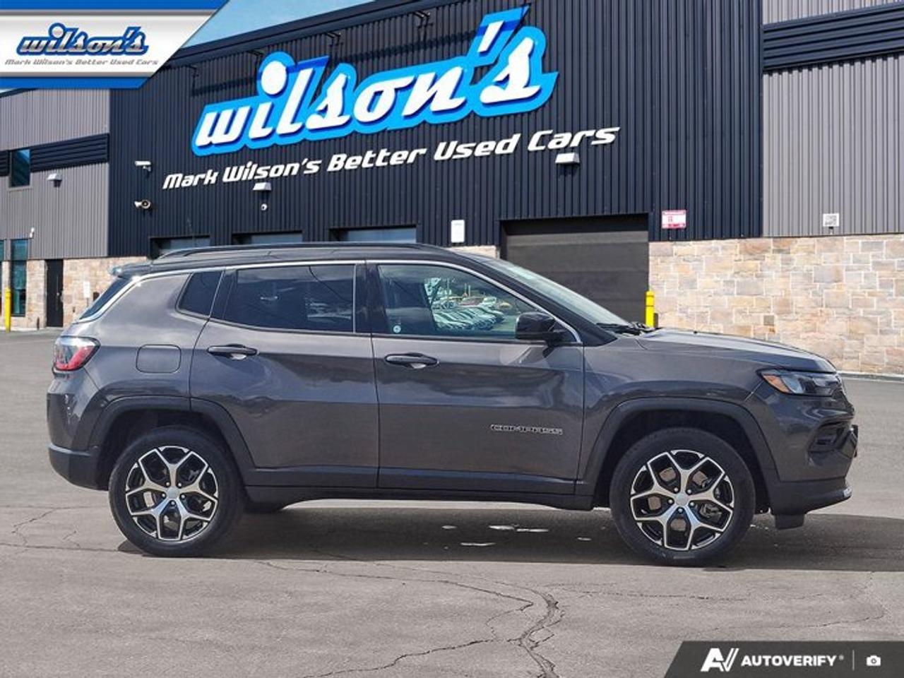 2024 Jeep Compass Limited 4x4 | Leather | Heated Seats + Steering | Remote Start | BSM | and More ! Photo