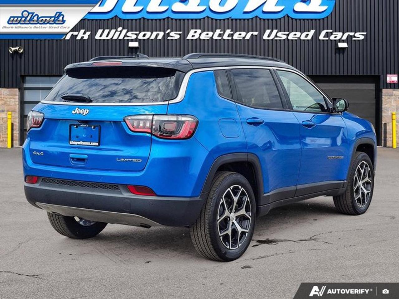 2024 Jeep Compass Limited 4x4 | Leather | Sunroof | Heated Seats + Steering | Remote Start | BSM | and More ! Photo4