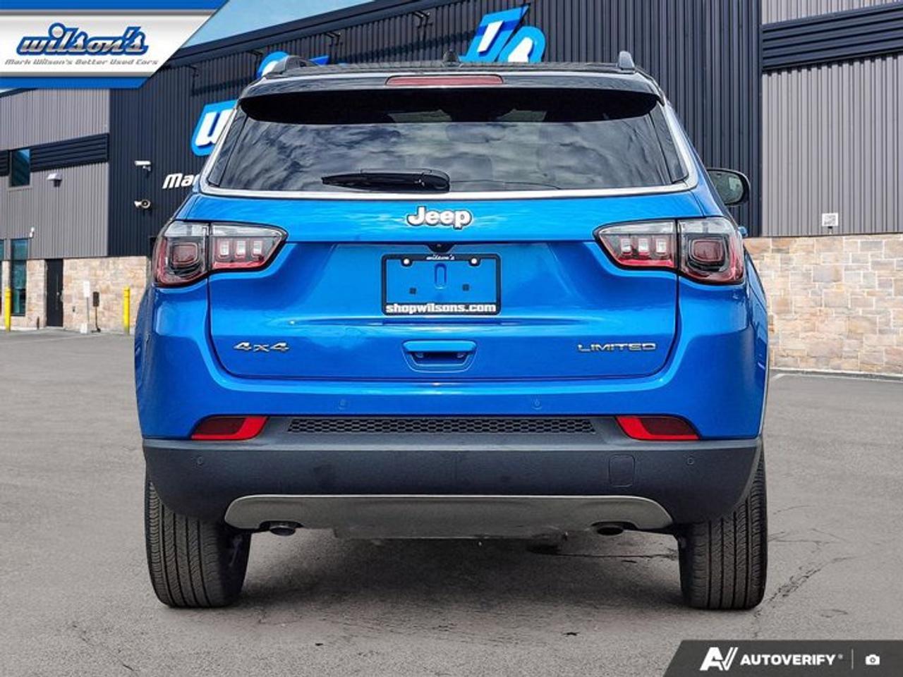 2024 Jeep Compass Limited 4x4 | Leather | Sunroof | Heated Seats + Steering | Remote Start | BSM | and More ! Photo3