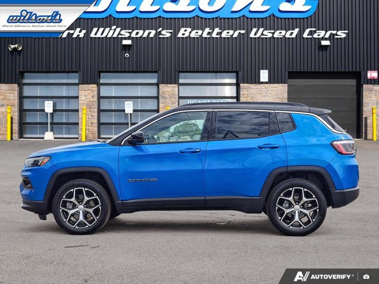 2024 Jeep Compass Limited 4x4 | Leather | Sunroof | Heated Seats + Steering | Remote Start | BSM | and More ! Photo