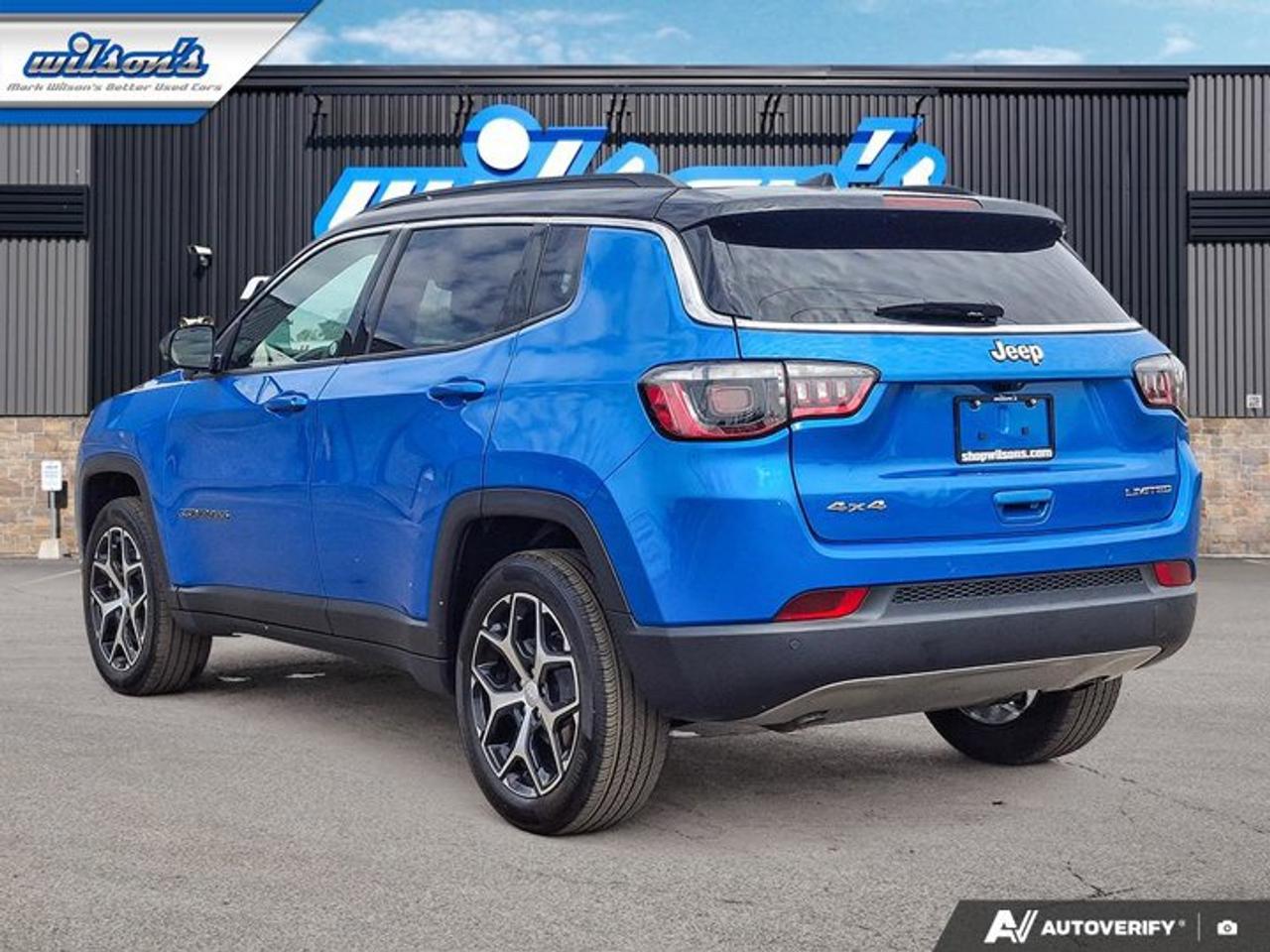 2024 Jeep Compass Limited 4x4 | Leather | Sunroof | Heated Seats + Steering | Remote Start | BSM | and More ! Photo