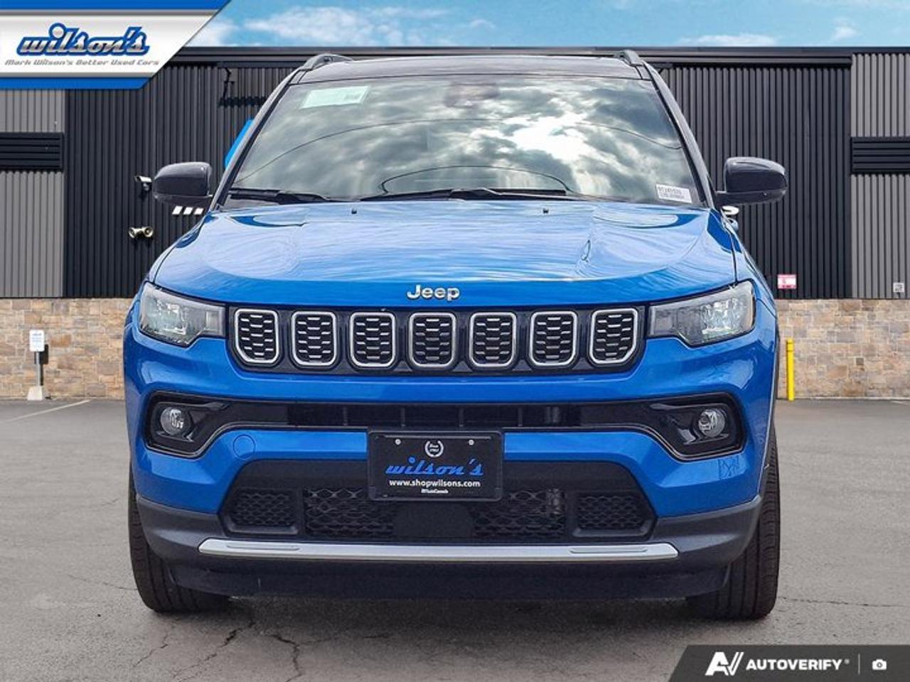 2024 Jeep Compass Limited 4x4 | Leather | Sunroof | Heated Seats + Steering | Remote Start | BSM | and More ! Photo