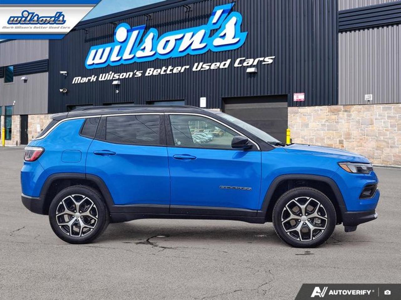 2024 Jeep Compass Limited 4x4 | Leather | Sunroof | Heated Seats + Steering | Remote Start | BSM | and More ! Photo