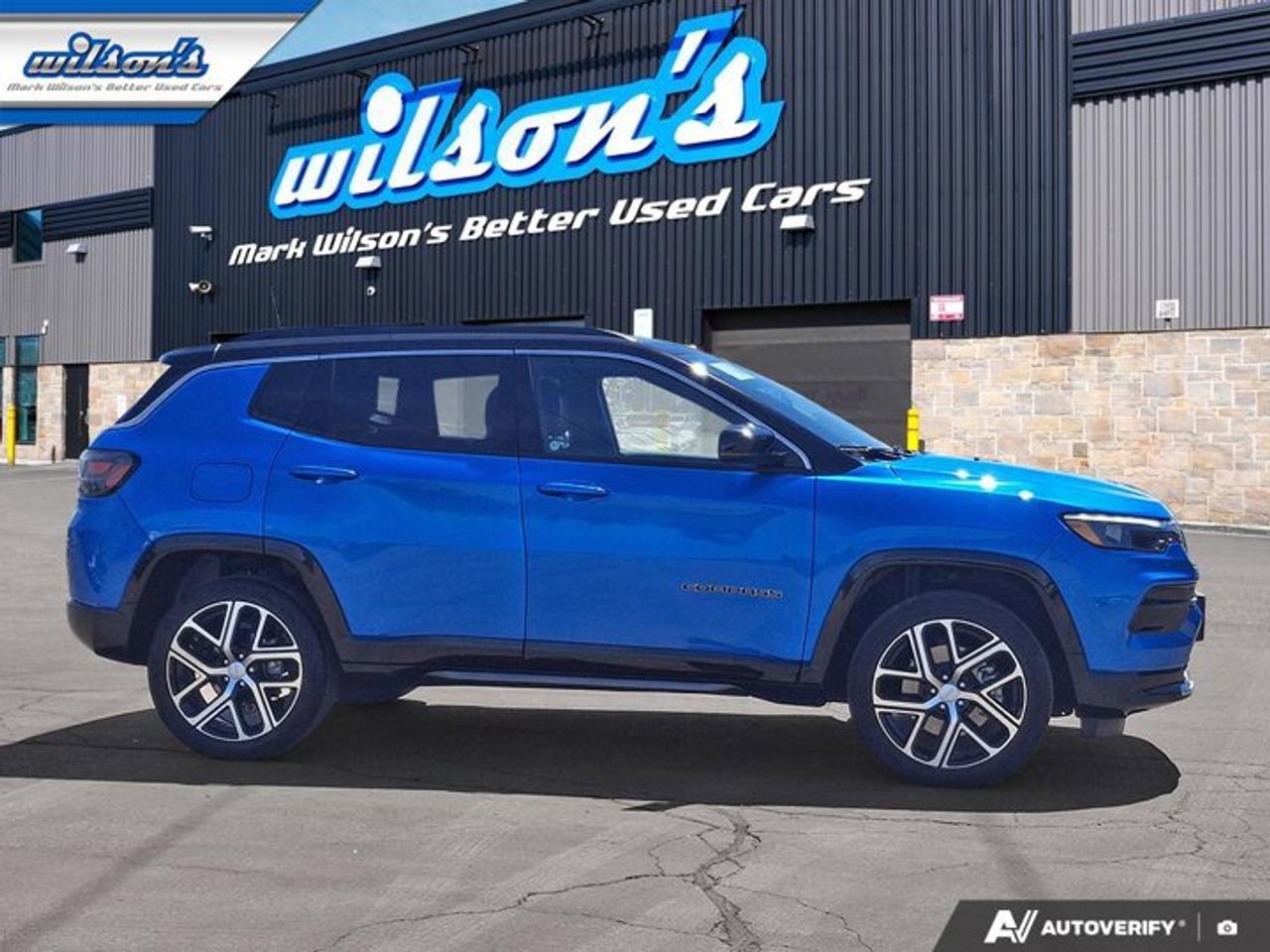 2024 Jeep Compass Limited 4x4 | Leather | Heated Seats + Steering | Cooled Seats | Power Liftgate | and More ! Photo